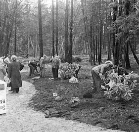 Grden entrance at Musqueam Park