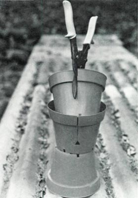 Pots for plant layering