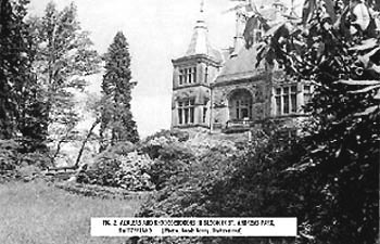 Azaleas and rhododendrons in bloom in St. Anreas Park